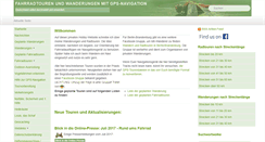 Desktop Screenshot of fahrradtouren-mit-gps.tino-eberl.de